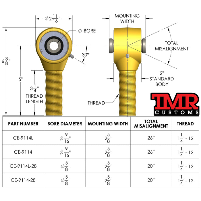 1-1/4" Forged Johnny Joint (STANDARD BODY)