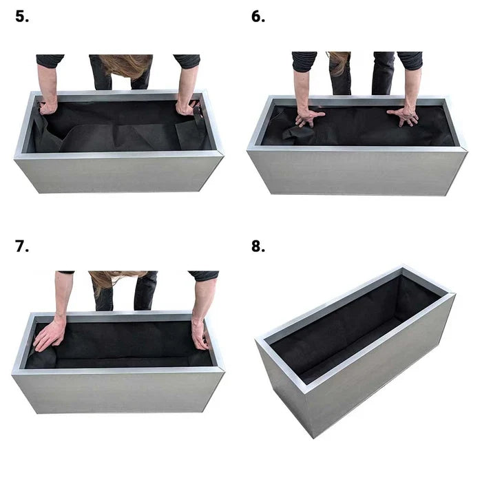 1.2m Fabric Grow Bag Liner for Troughs
