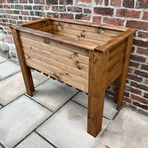 Deep root trough planters by Woven Wood
