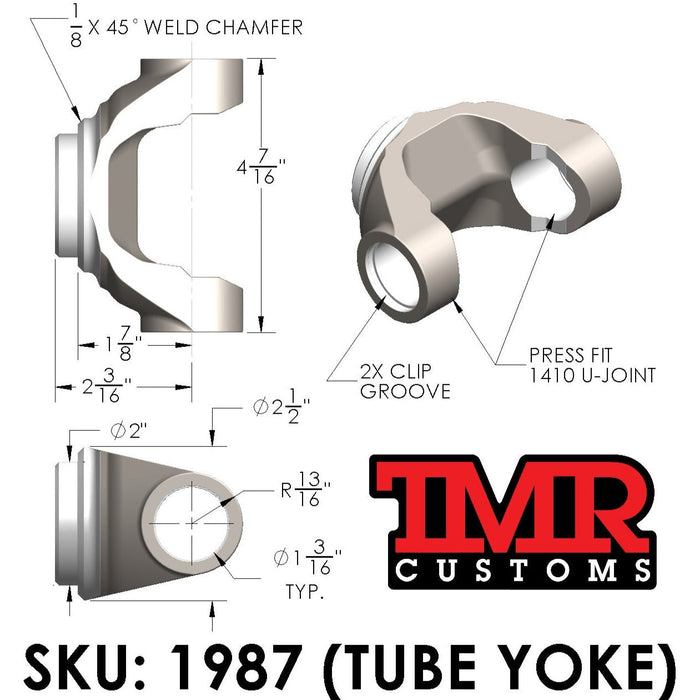 1410 Tube Yoke