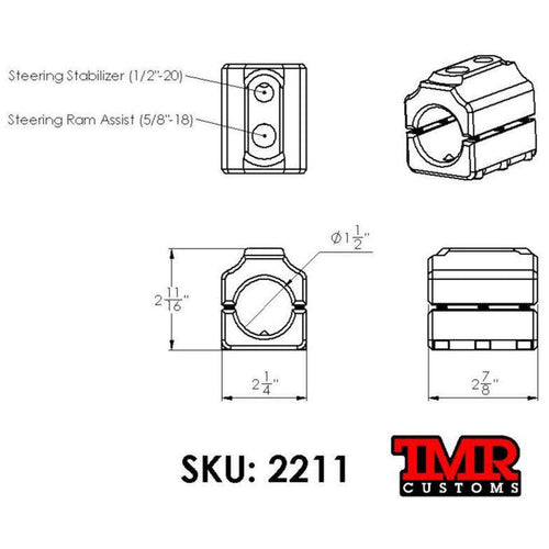 1.5" Steering Clamp