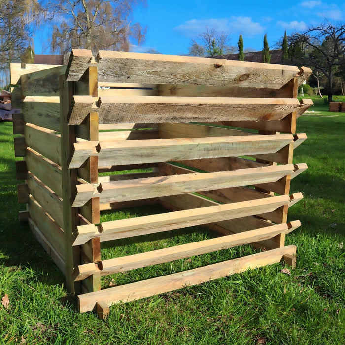 wood compost bin slatted compost bins woven wood