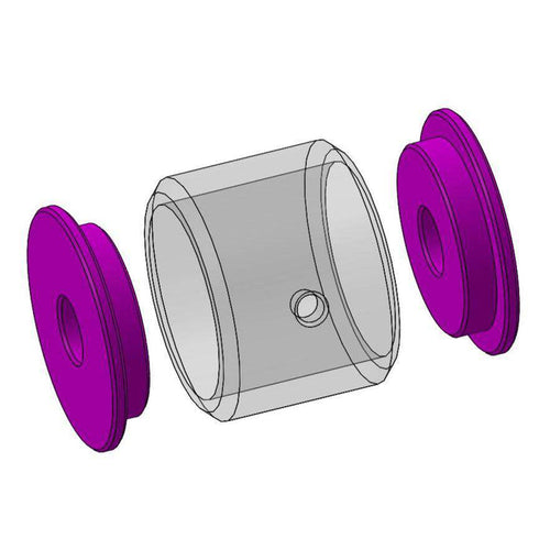 1.6" & 2" Aluminum Mockup Bushings