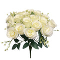 16'' Rose Bud Bush ( INT2522-#7 Cream )