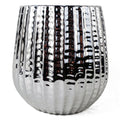 16cm Silver Ceramic Planter