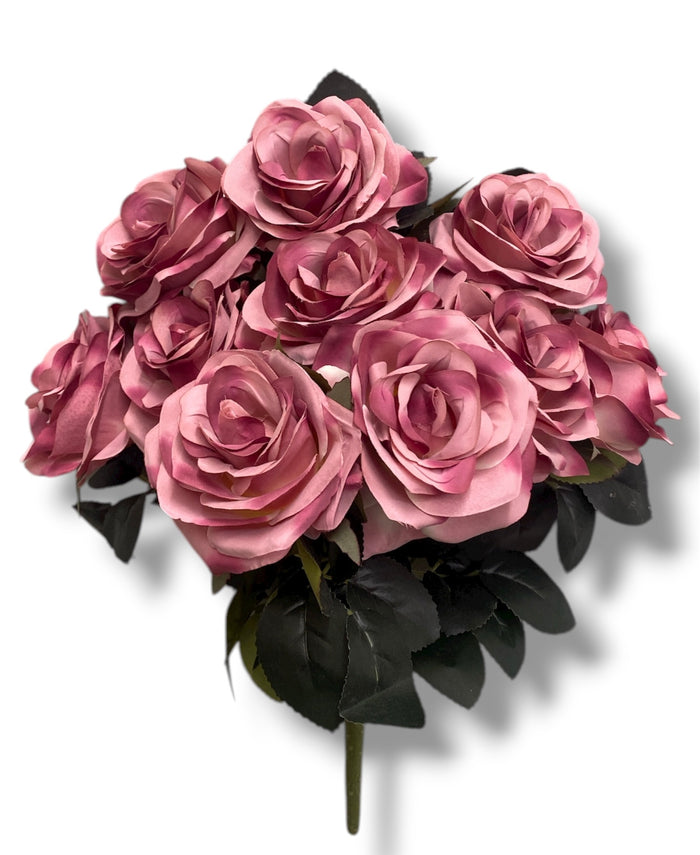 17.5'' Deluxe Rose Bush ( B1024N-#17 Mauve ) AN10004