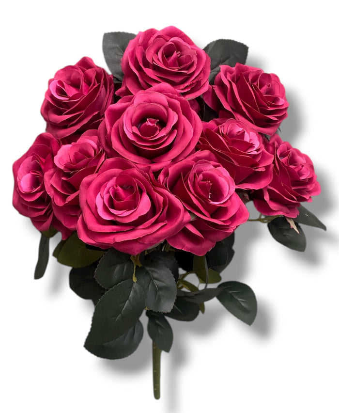 17.5'' Deluxe Rose Bush ( B1024N-#23 Raspberry ) AN10004
