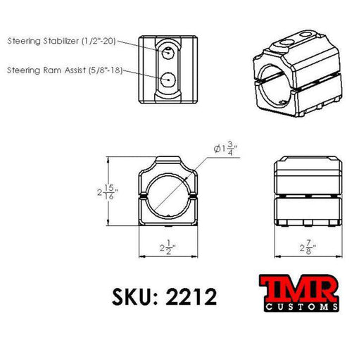 1.75" Steering Clamp