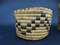 1930s Checkerboard Design Native American Basket
