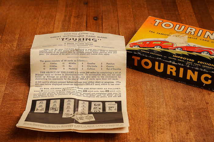 1947 Touring Card Game by Parker Brothers