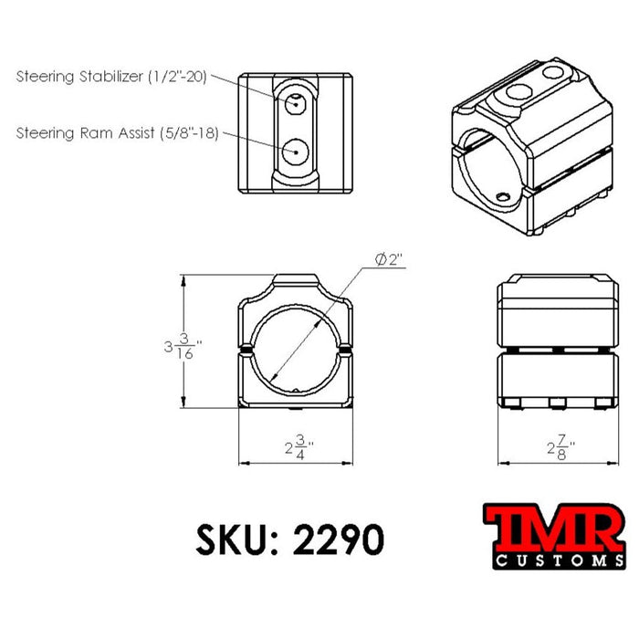 2" Steering Clamp