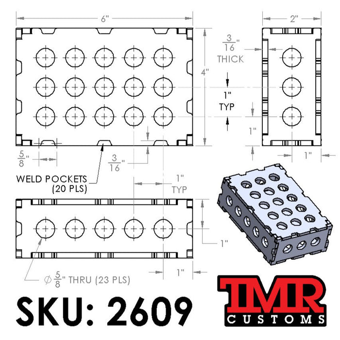 246 Blocks for Fabricators - 5/8" (16mm) Tooling