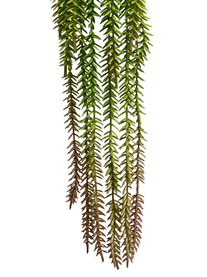 27'' Plastic Hanging Bush ( INT1554-#2 Green Burgundy )