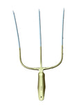 3-Tine Pitchfork with Curved Ash Handle