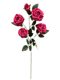 33'' Single Open Rose ( INT106-#5 New Fuchsia )