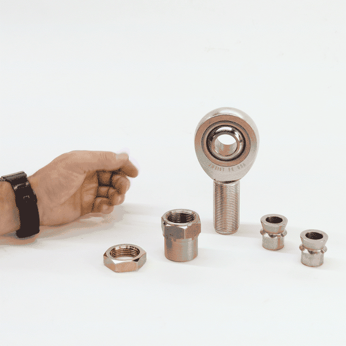 3/4" FK Rod End (Heim Joint) Package with Hex Tube Adapter