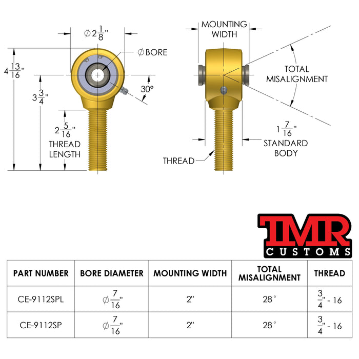 3/4" Forged Johnny Joint (STANDARD BODY)