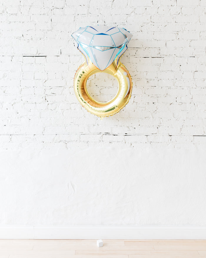 39in Diamond Ring Foil Balloon