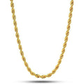 Gold Plated / 14K Gold / 20" 4mm Rope Chain CHX11554-Gold-20
