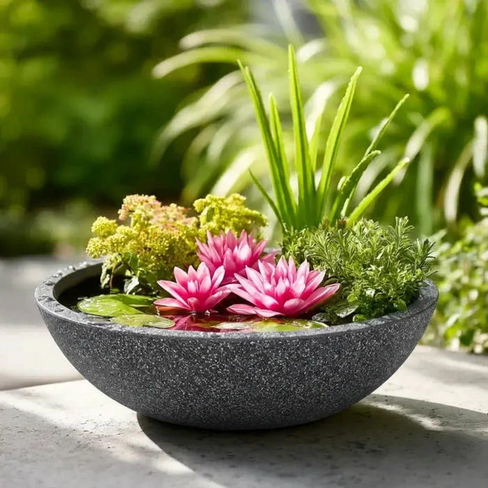 #with Lily #with Deep Water Plant #without Plants (Bowl & Mesh Only) #2.5W Floating Fountain #5W Fountain #2.5W Floating Lily Fountain