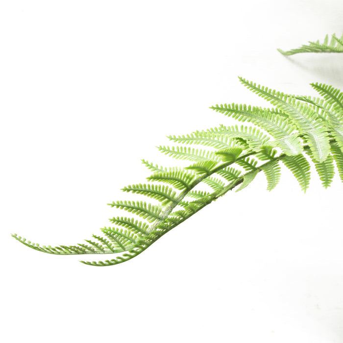 6 x 60cm Artificial Bushy Dixie Wood Fern Light Green Plant