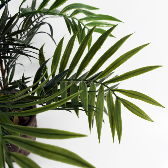60cm Artificial Mini Palm in Decorative Planter