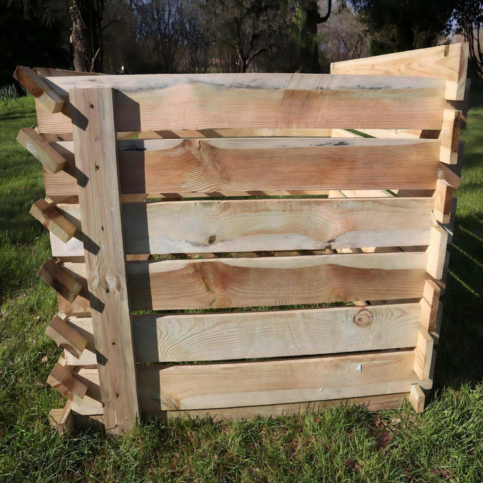 wooden compost bin composting bins 700 litre composter bin