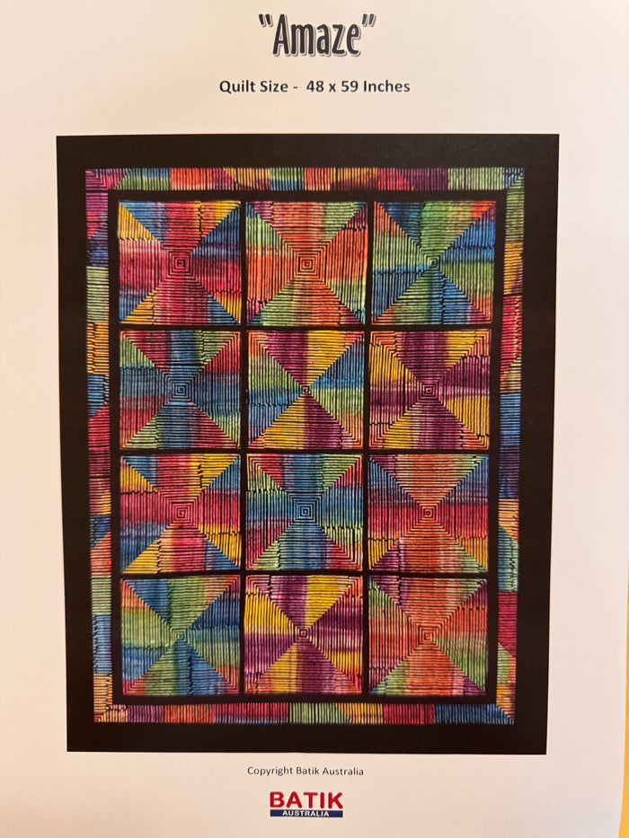 "Amaze" Pattern by Batik Australia 6 available