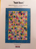 "Pastel Hearts" Applique Pattern by Batik Australia 6 available