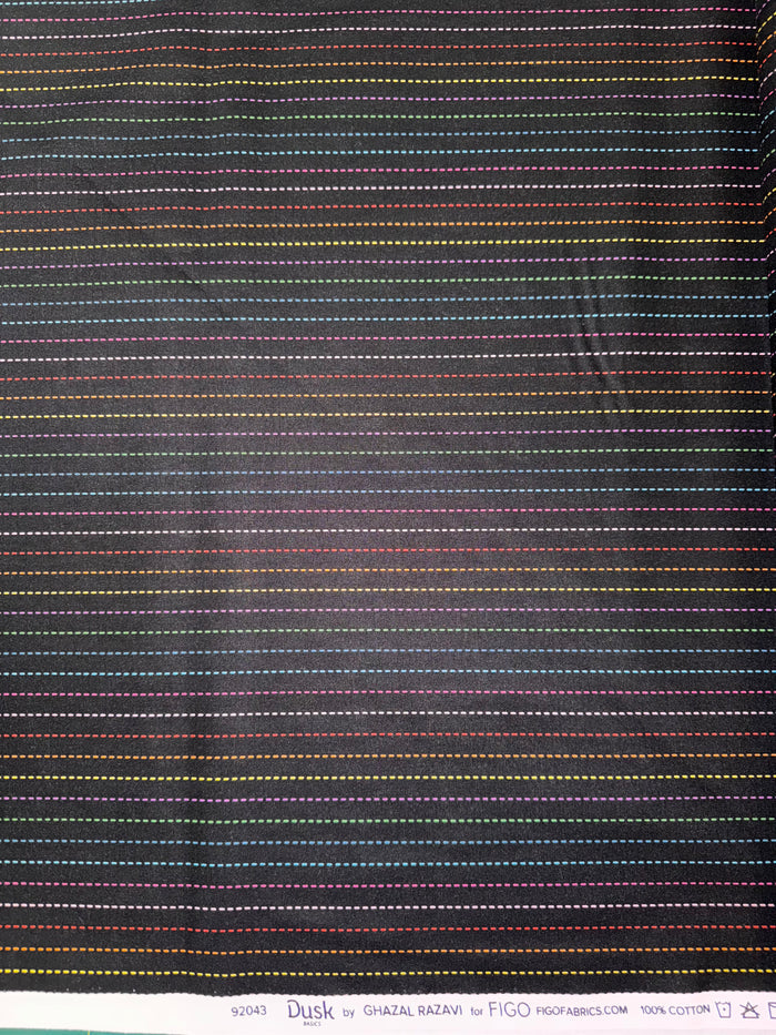 Dusk Black Multi Stripes