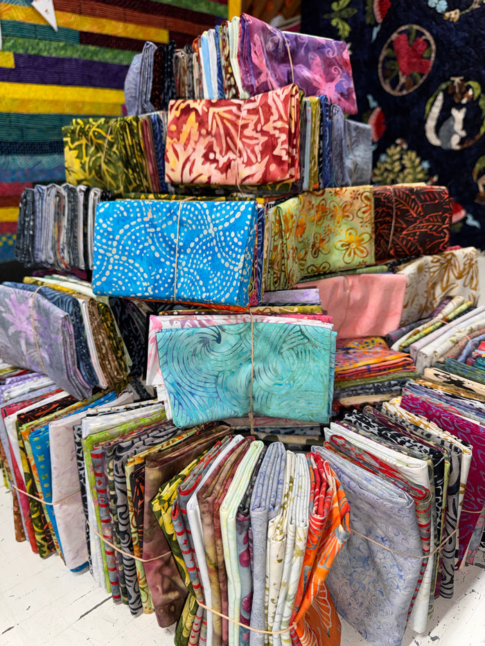 Batik Fat Quarter Mystery Bundle of 10