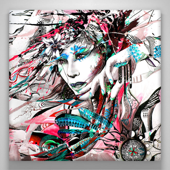 Adam Morgan - "Lady with FeatherSM"