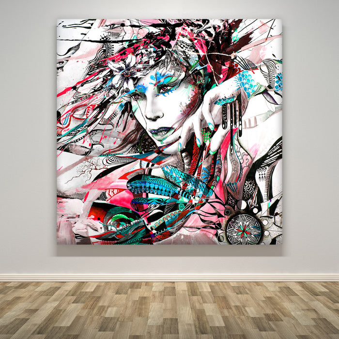 Adam Morgan - "Lady with FeatherSM"