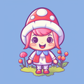 Adorable Chill Gnome Girl
