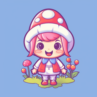 Adorable Chill Gnome Girl