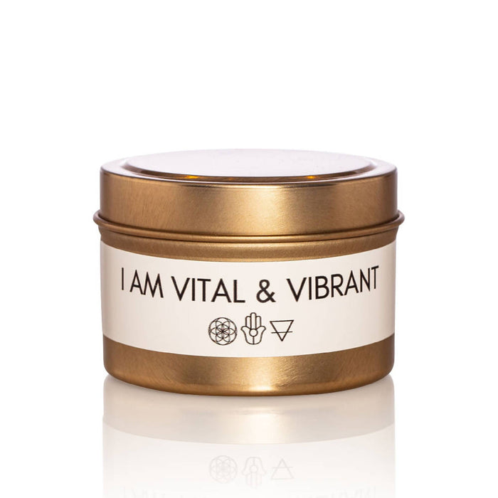 Adoratherapy I Am Vital & Vibrant Soy Affirmation Candle