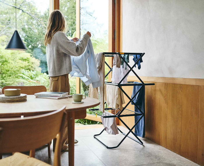 AirFrame™ 16m Folding Airer with Long Garment Hanging Rails