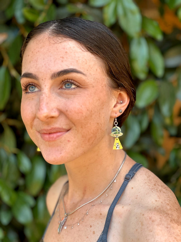 Alien Beam Me Up Earrings