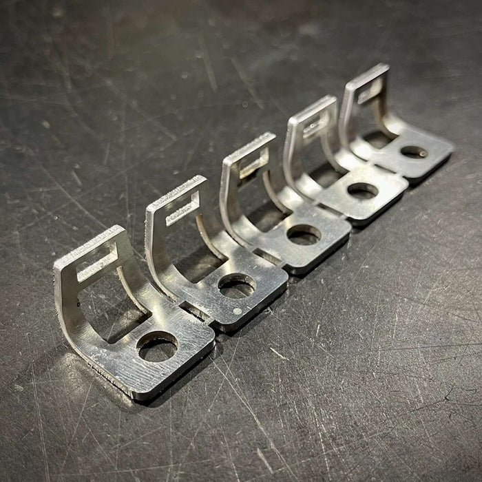 Aluminum Bolt On Zip Tie Tab/Cable Tie Tab - 10 Pack