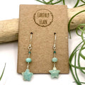 Amazonite Star Earrings