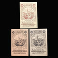 Antique Banknote Notgeld 1920 Austria Gföhl Town Art 10 20 50 Heller Set Emergency Money