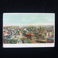 Antique Postcard 1900s Streetcar Trolley Newark New Jersey Panoramic Aerial View