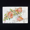 Antique Postcard 1910s Glitter Valentines Wilmerding Cornplanter Pennsylvania