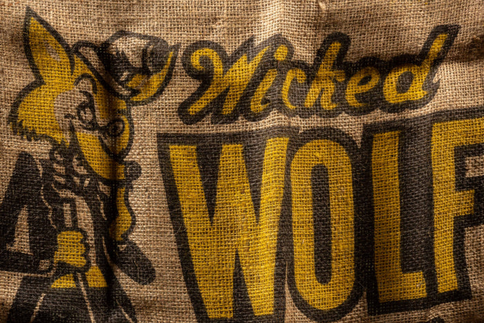 Antique Wicked Wolf Potato Sack