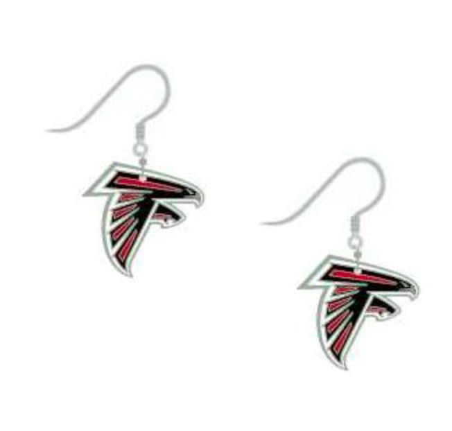 Atlanta Falcons J Hook Logo Earring earrings Pro Specialties Group
