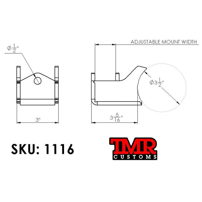 Axle Mount Shock Brackets