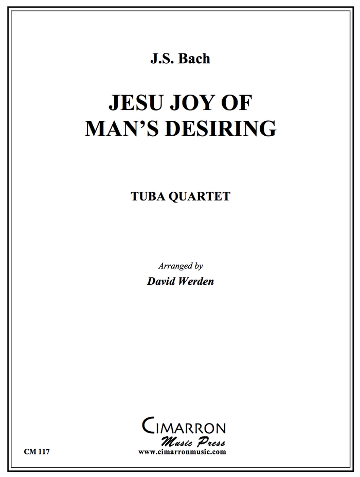 Bach - JESU, JOY OF MAN'S DESIRING - TUBA QUARTET
