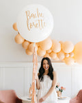 Bachelorette Giant Balloon and Blush Tassel