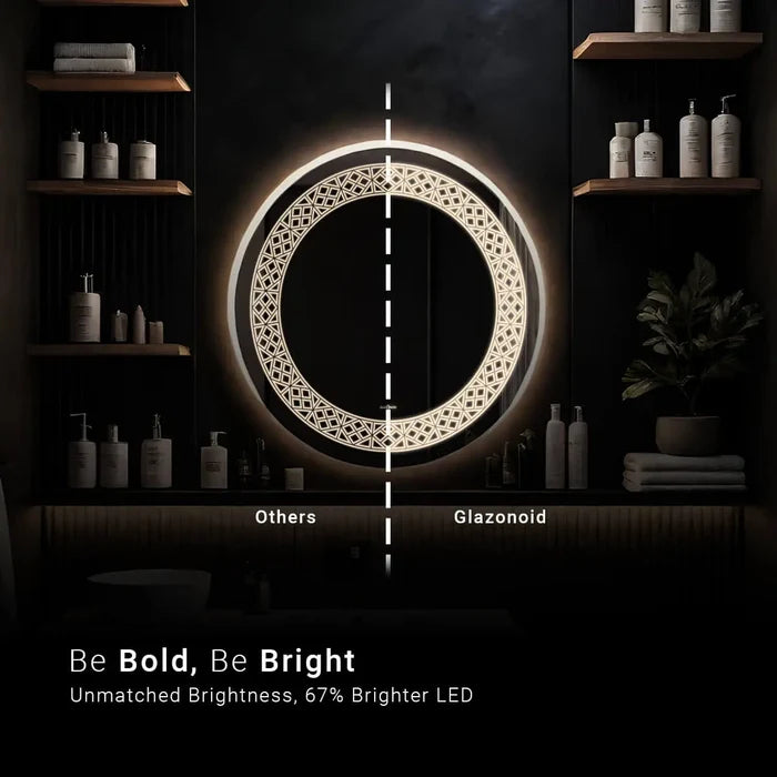 LED Mirror | Buy Online India - Glazonoid