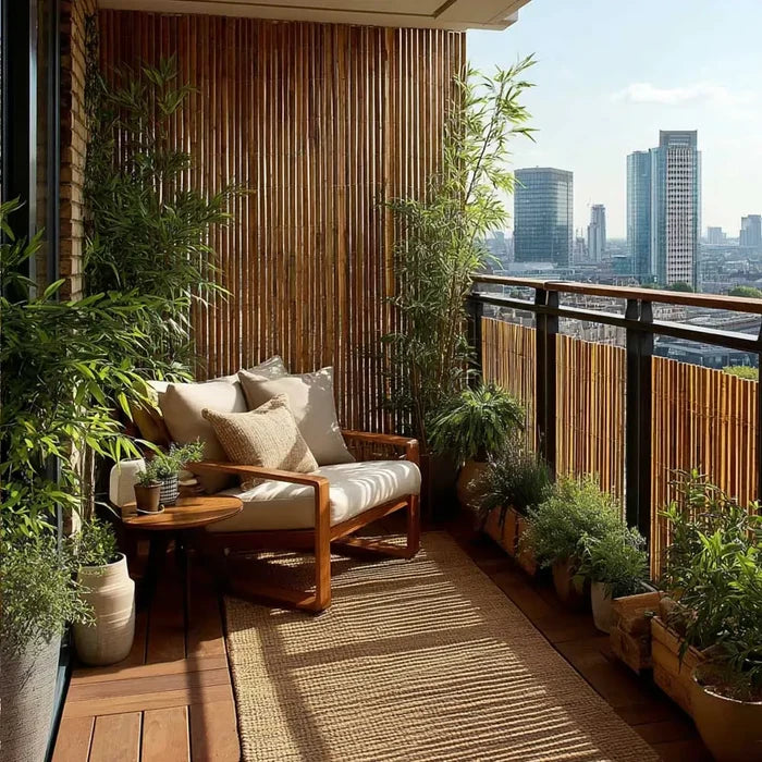 Bamboo Slat Fencing Screening Rolls
